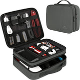 Electronics Organizer Travel Case, Cable Organizer Bag, Black