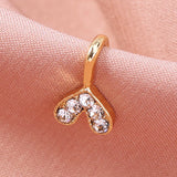 Gold Rhinestone Nose Ring, Mini Crown Rhinestone Nose Ring, Piercing Crown Nose Clip