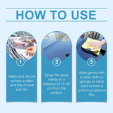 Car Coating Spray, Car Care Reconditioning Car Paint Waxing Spray Coating Sealing Glaze