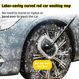 Telescopic Car Wash Mop – Long Handle Cleaning Brush