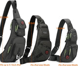 Sling Bag Chest Shoulder Backpack Crossbody Daypack for Men Women
