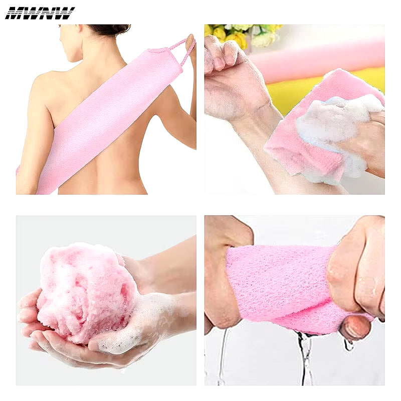 Foot & Back Scrubber Set – Exfoliating Shower Brush