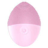 Household Electric Ultrasonic Facial Cleanser Wireless Waterproof Silicone Pore Cleaning Facial Brush Beauty Massage Introduction Instrument