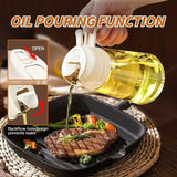 2-in-1 Oil Sprayer Bottle – Kitchen Olive Oil Dispenser