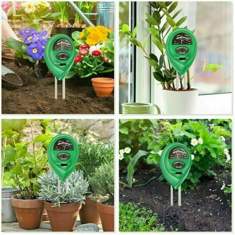 3 in 1 PH Tester Soil Water Light Test Meter for Garden Plant Seeding