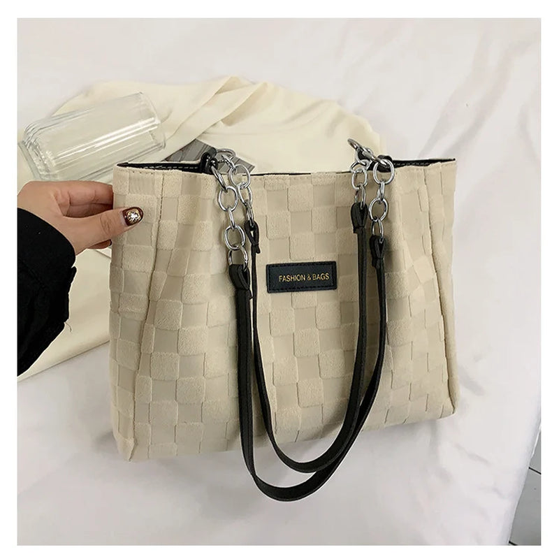 2026 New Trendy Large-Capacity Women'S Shoulder Bag, Fashionable Versatile Underarm Tote Bag, Casual Handbag for Commuting