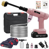 Electric Cordless High Pressure Car Wash Gun Washer Supplies Spray Cleaner Car Wash Cleaning for Car, Truck, Boat & More