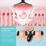 Neck Face Lifting Massager Skin Tighten Device LED anti Wrinkle Double Chin US