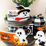 Halloween Decorations Indoor Halloween Tabletop Decor Centerpieces Rustic Farmhouse Halloween Decorations for Home