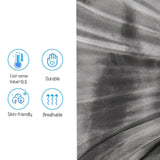 Cooling Blanket Full Size (80"X88")- Cooling Blankets for Hot Sleepers - Decorative Lightweight Breathable Summer Cold Blankets for Sleeping Night Sweats to Keep Cool - Grey