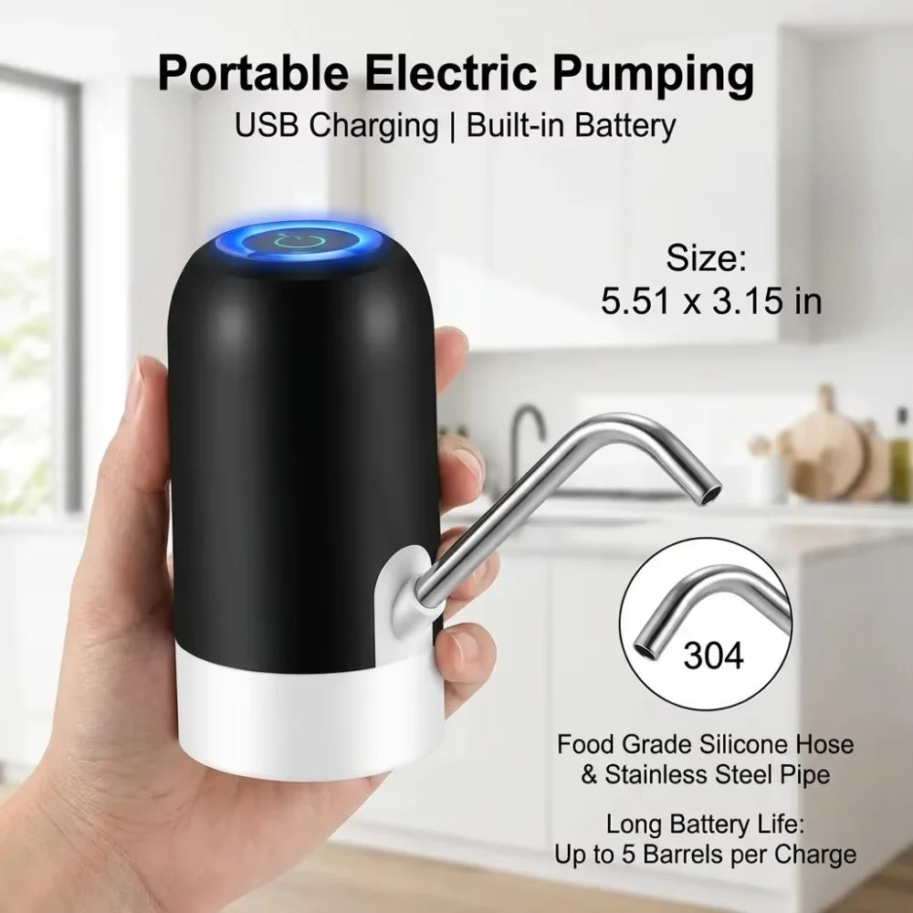 Electric Drinking Water Pump Portable Automatic Drainage Machine for Home Camping Travel Summer Winter Use Hot Sale Free Ship