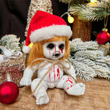 Halloween Scary Doll Christmas Decorations Horror Props for Bar Party Home Decor Spooky Witch Ghost