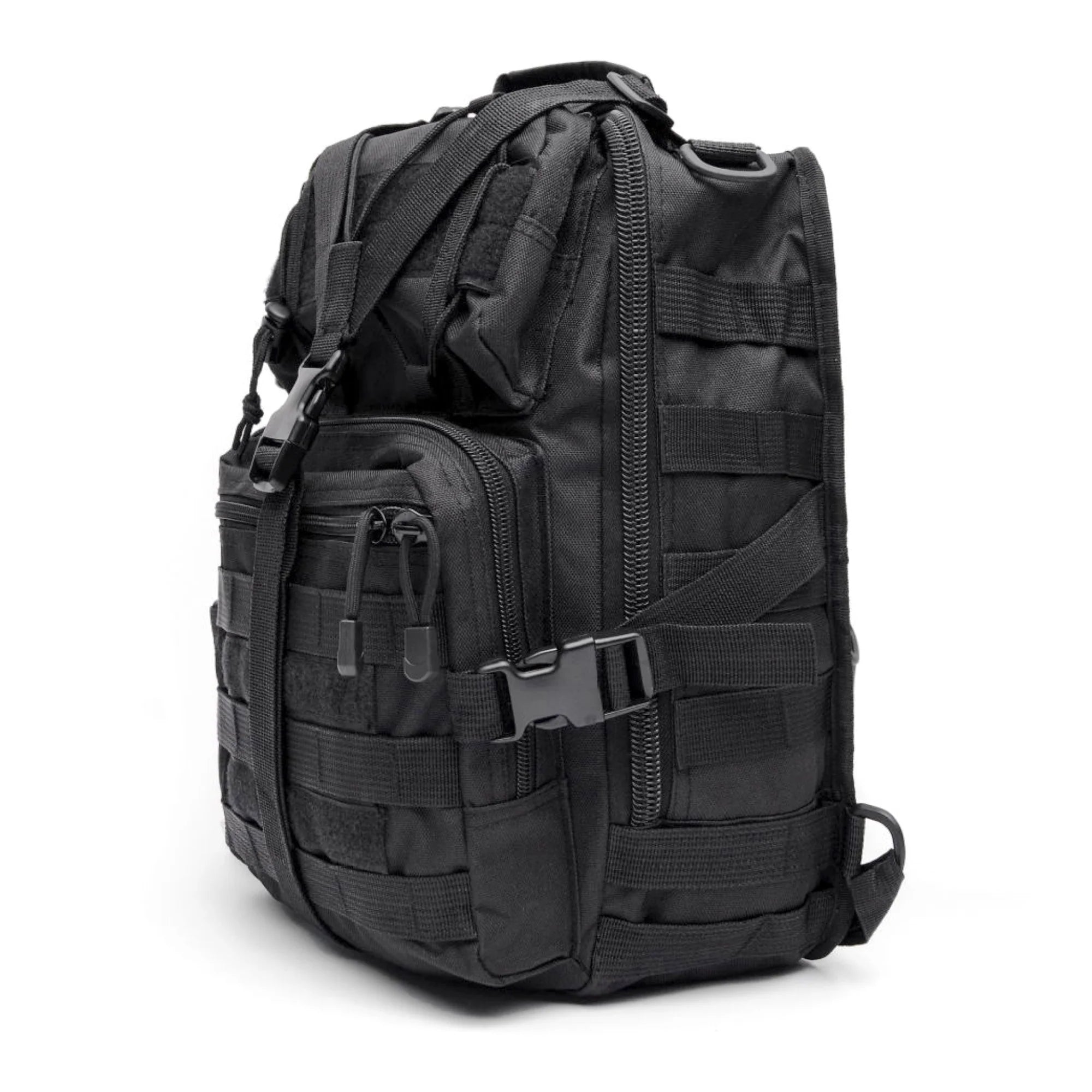 Jupitergear Tactical Military Sling Backpack 15L Shoulder Bag Molle Outdoor Daypack Backpack with Adjustable Strap