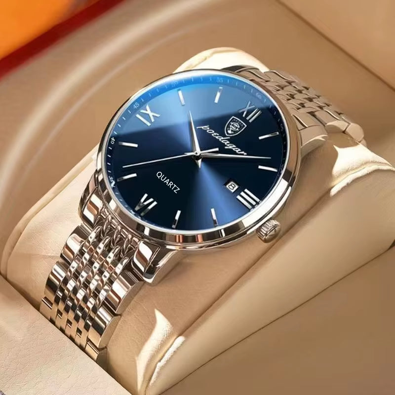 Luxury Sports Men'S Wristwatch Stainless Steel Waterproof Date Man Watch High Quality Casual Fashion Quartz Men Watches