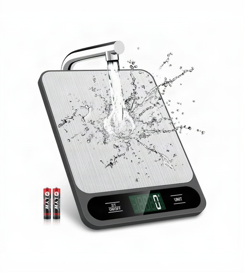 Digital Kitchen Scale for Food, Precise Measuring, Compact Design