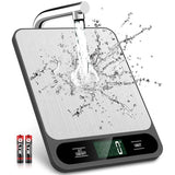 Digital Kitchen Scale for Food, Precise Measuring, Compact Design