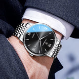 Luxury Sports Men'S Wristwatch Stainless Steel Waterproof Date Man Watch High Quality Casual Fashion Quartz Men Watches