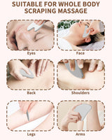 Stainless Steel Gua Sha Tool – Face & Body Massager