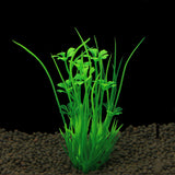 7 Pack Fish Tank Plastic Plants and Cave Rock Decorations Aquarium Decor Type Small Size