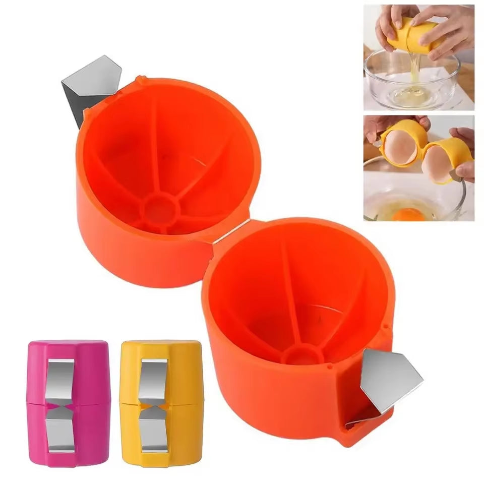 Egg Cracker & Separator Tool – Kitchen Egg Opener