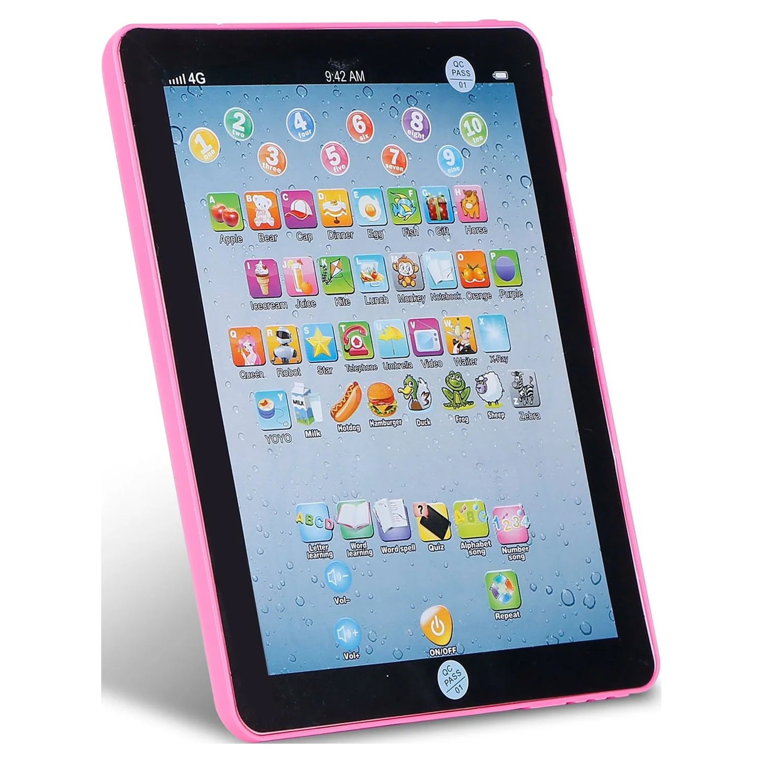 Baby Learning Tablet Educational Toddler Tablet, Blue