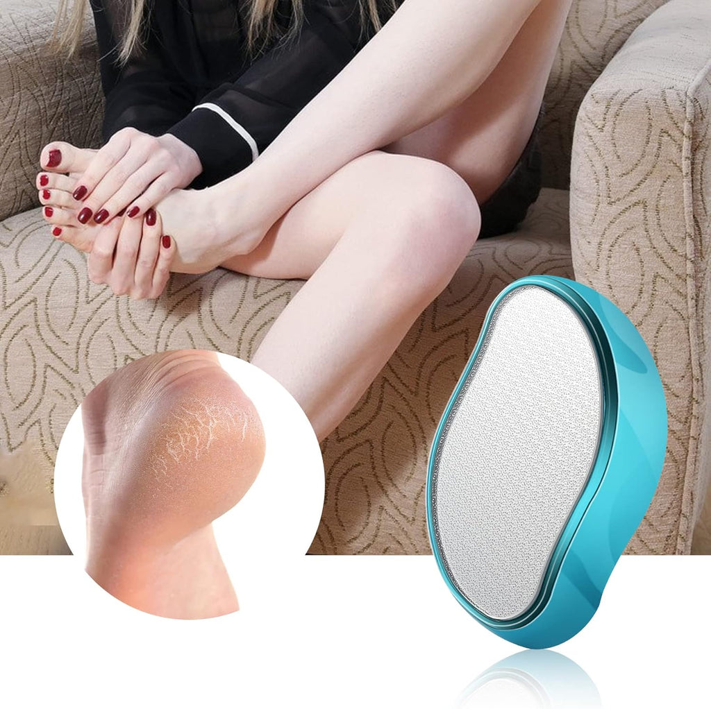 2-in-1 Nano Glass Foot File – Professional Callus Remover for Smooth & Soft Feet