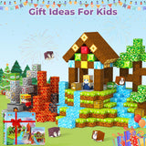 Magnetic Blocks, Magnetic Tiles Building Blocks, Magnet Cubes Toddler Kids Toys, Sensory STEM Toys for 3-5 4-6 5-7 6-8 Year Old Boys Girls Easter Birthday Gifts Travel Outdoor Kids Games (0.8IN/2CM)
