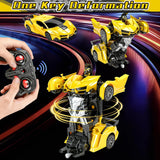 Transform Robot Toy, Remote Control Car for Boys 4-7 8 9 10