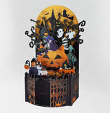 Pop up Halloween Card, Halloween Gifts for Kids Friends Cat Lovers