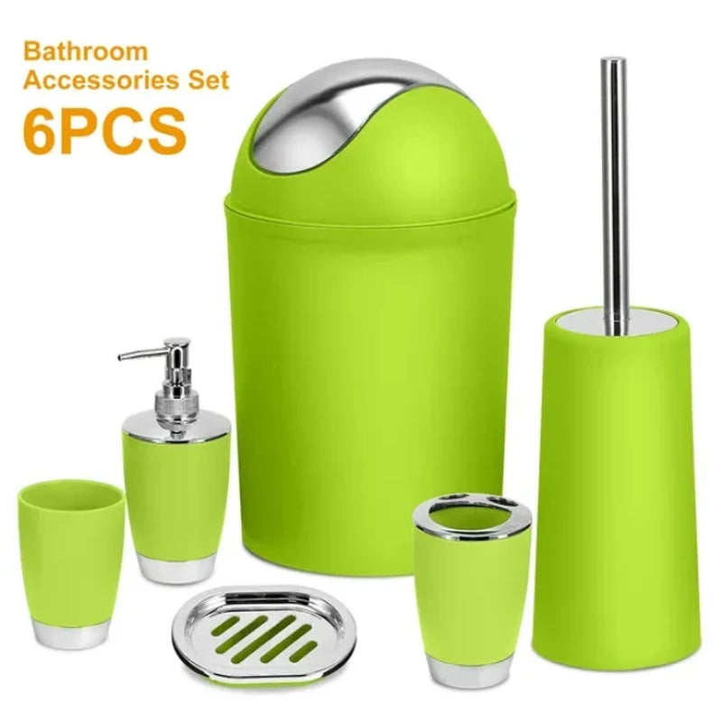 Bathroom Accessory Set 6-Piece Set