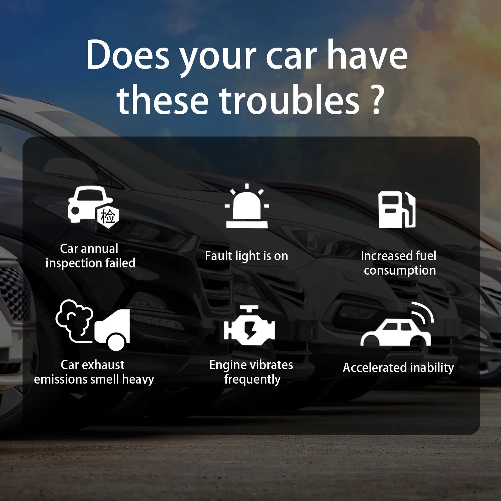 Ternary Catalytic Cleaner, Car Cleaning Agent Free Exhaust Catalytic Removal of Carbon Deposits inside the Engine