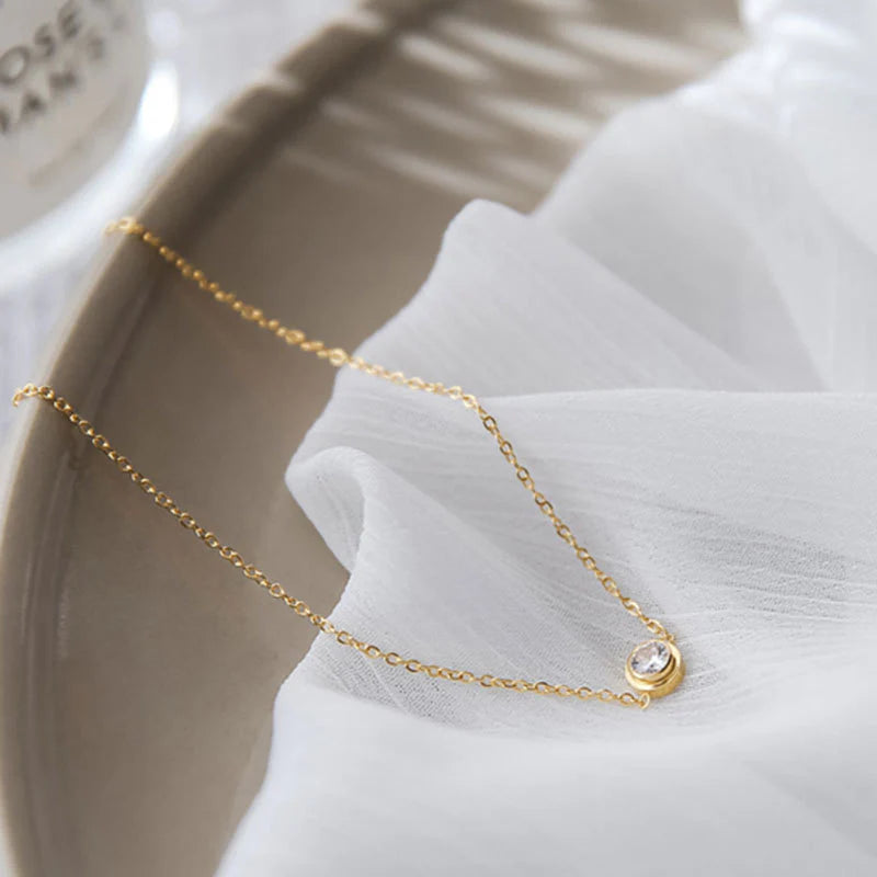 Gold Anklet for Women — 18K Gold Plated, Dainty Beach Ankle Bracelet
