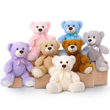 12 Packs Teddy Bear 14" Bulk Stuffed Animals Baby Shower Plush Toy