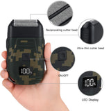 Mens USB Electric Shaver Trimmer Razor Rechargeable Hair Beard Shaving Machine