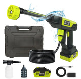 【Fathersdaygift】Seese Cordless Pressure Washer and Single Port Charger Base, Bottle Portable Washer for Car,Home Cleaning & Garden Watering Fathersdaygift