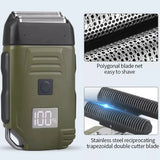 Mens USB Electric Shaver Trimmer Razor Rechargeable Hair Beard Shaving Machine