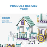 DIY Girls Castles House Carriages Building Blocks Kits Bricks Classic Model Kids Toys for Children Gift