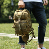 Jupitergear Tactical Military Sling Backpack 15L Shoulder Bag Molle Outdoor Daypack Backpack with Adjustable Strap