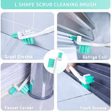 Small Cleaning Brush Tight Spaces, 8Pcs Crevice Cleaning Brushes Tool for Household Use, Tiny Cleaning Brush Mini Parts Humidifier Toaster