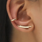 VAGZEB Bohemian NO Piercing Crystal Rhinestone Ear Cuff Wrap Stud Clip Earrings for Women Girl Trendy Earrings Jewelry Bijoux