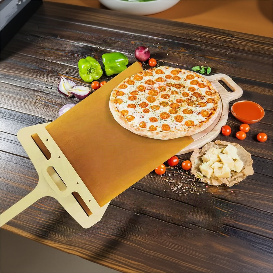 Kitchen Gadgets Sliding Pizza Shovel Non Stick Pizza Smooth Cutting Board Storage Transfer Board Kitchen Baking Tool