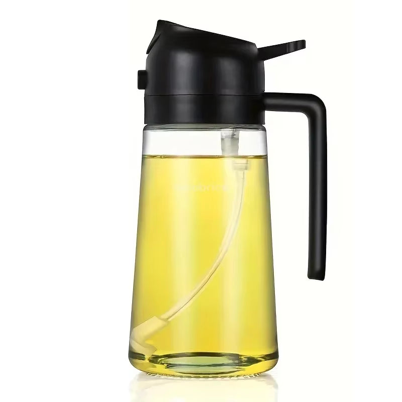 2-in-1 Oil Sprayer Bottle – Kitchen Olive Oil Dispenser