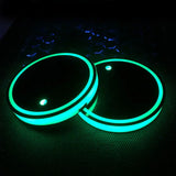 Car LED Light-Emitting Coasters Ambience Light