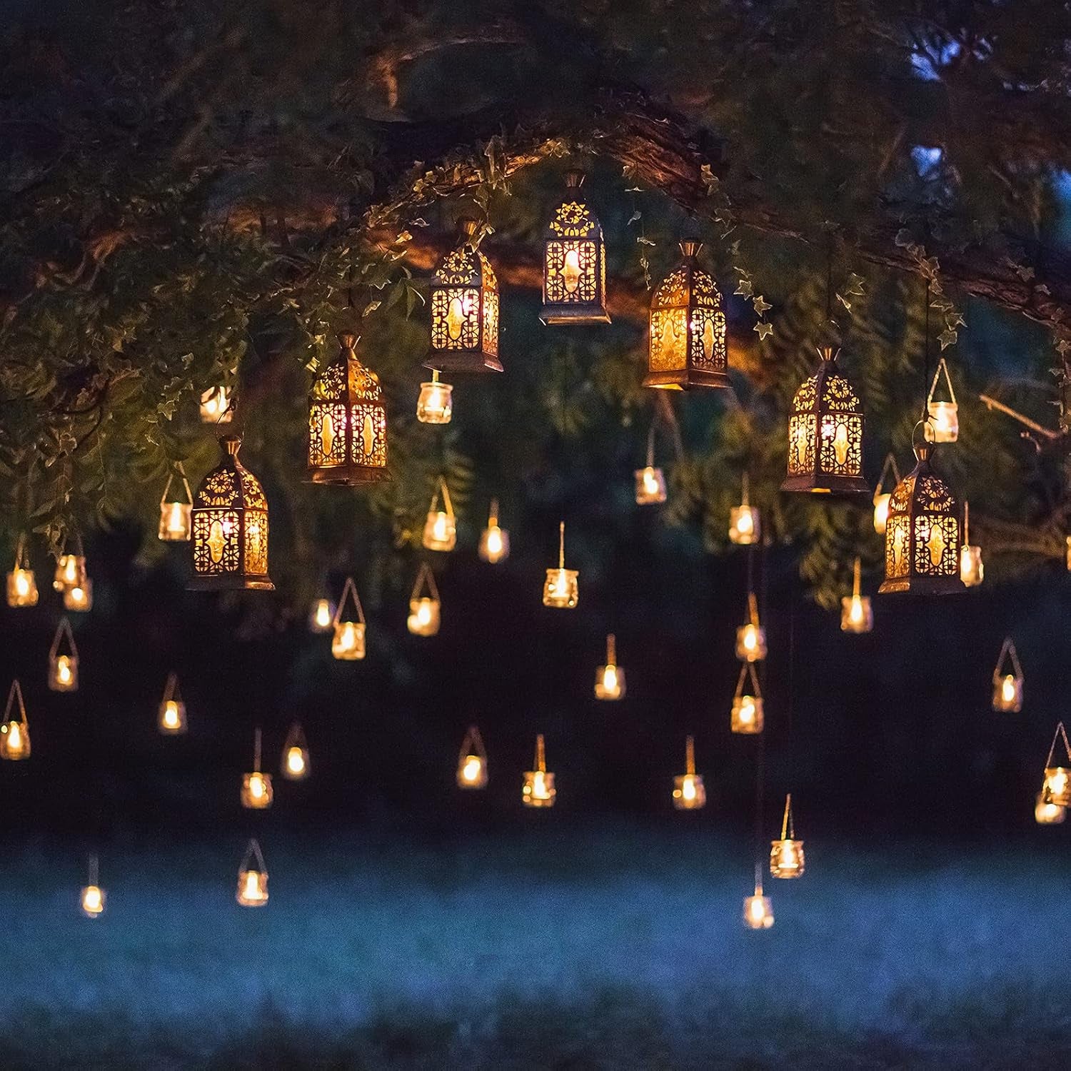 5 Pack Flamless Tea Lights Candles Battery Operated - Led Tea Lights Candles with Battry Powered Flickering Fake Tealights for Wedding Party Birthday Home Decoration (Warm White)
