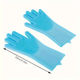 Silicone Pet Grooming Glove – Hair Removal & Bath Brush