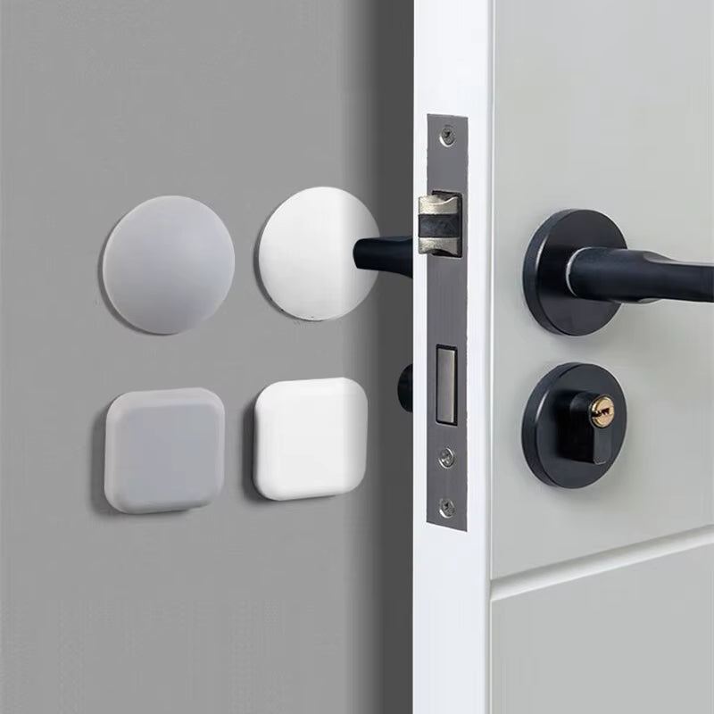Silicone Door Stopper – Self-Adhesive Anti-Shock Wall Protector & Door Handle Bumper Pad
