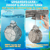 Electric Water Guns for Adults & Kids, Automatic Squirt Guns with LED Lights, 26FT Long Range, Large Capacity Water Blaster, Summer Outdoor Beach Pool Party Toys Gifts for Boys Girls (M4A1)