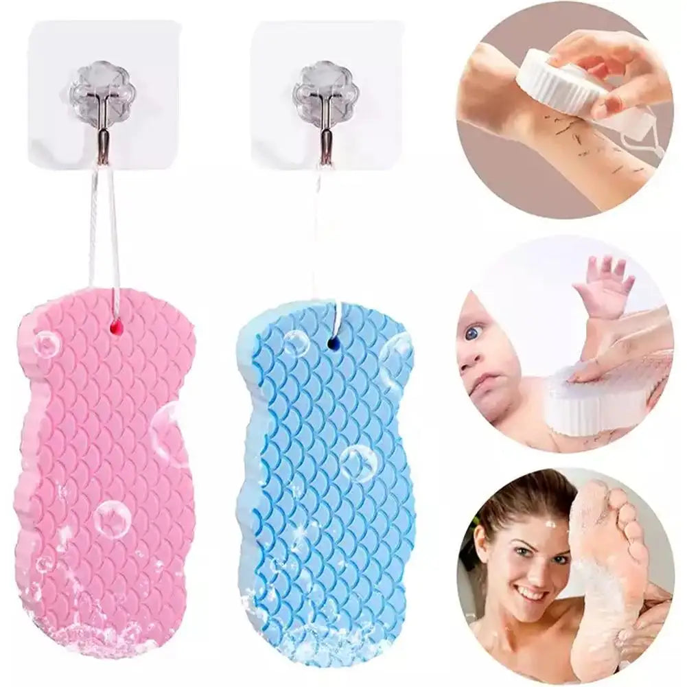 Exfoliating Bath Sponge – Soft Body Scrubber for Deep Cleansing & Dead Skin Removal