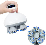 Cordless Electric Scalp Massager Handheld 2 Speeds Vibrating Head Massager with 96 Silicone Nodes for Hair Deep Clean Growth