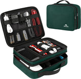 Electronics Organizer Travel Case, Cable Organizer Bag, Black